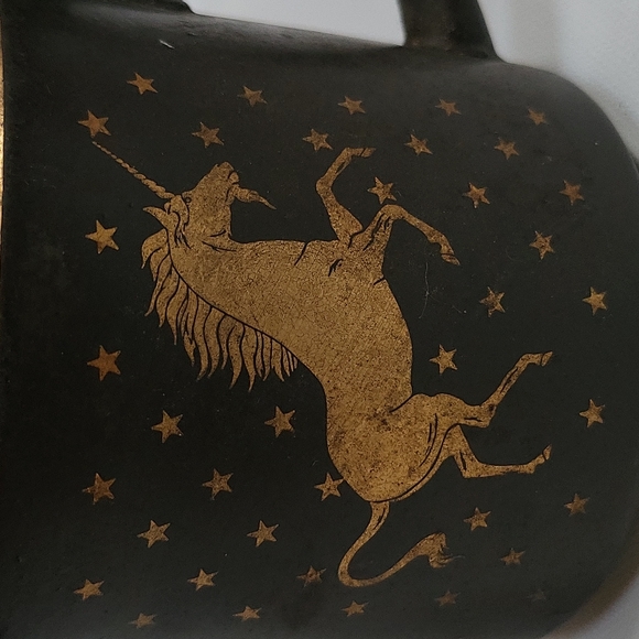 Unicorn And Stars Brown Ceramic Coffee Mug - Picture 10 of 12